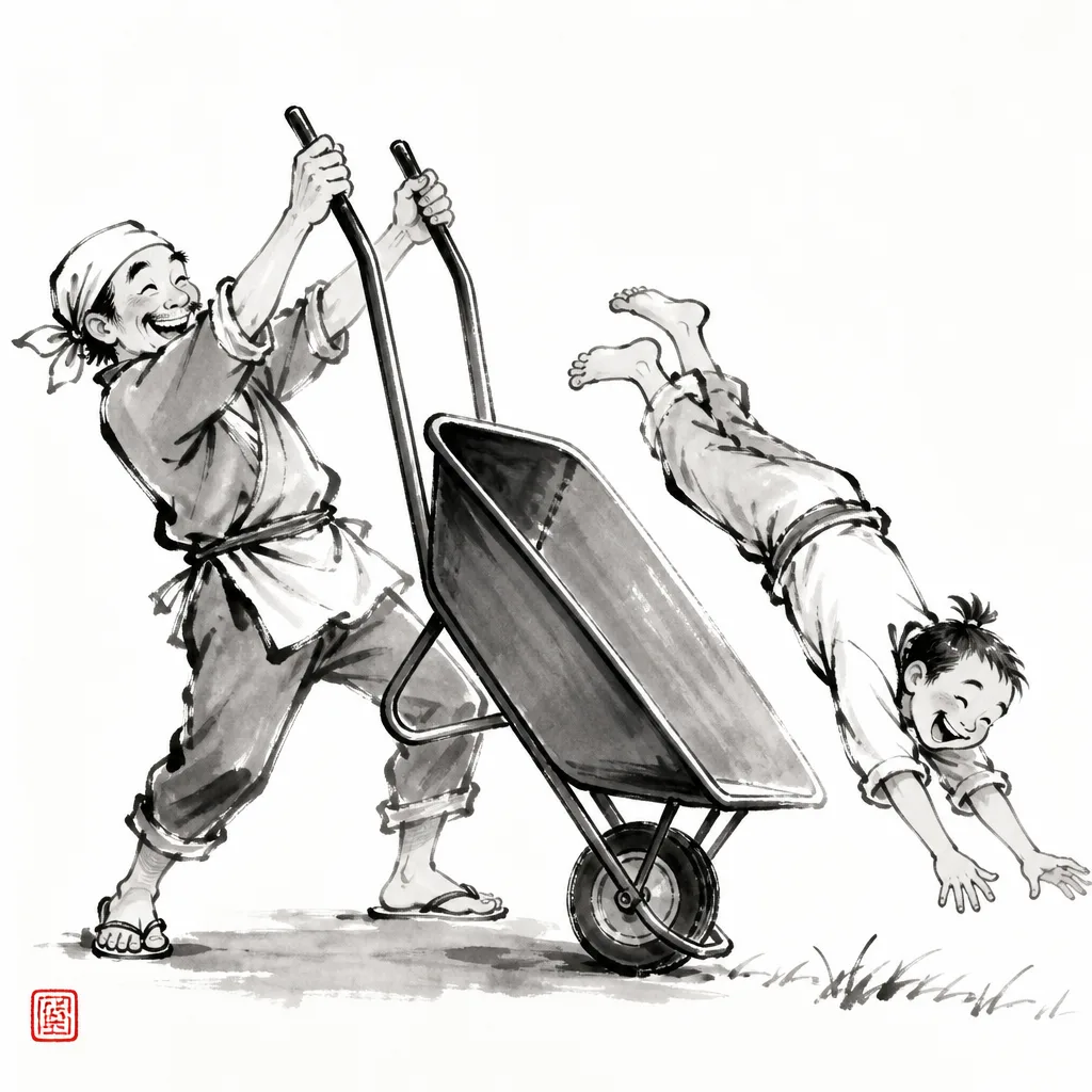 Dumped from a wheelbarrow: the everyday analogy for O Goshi
