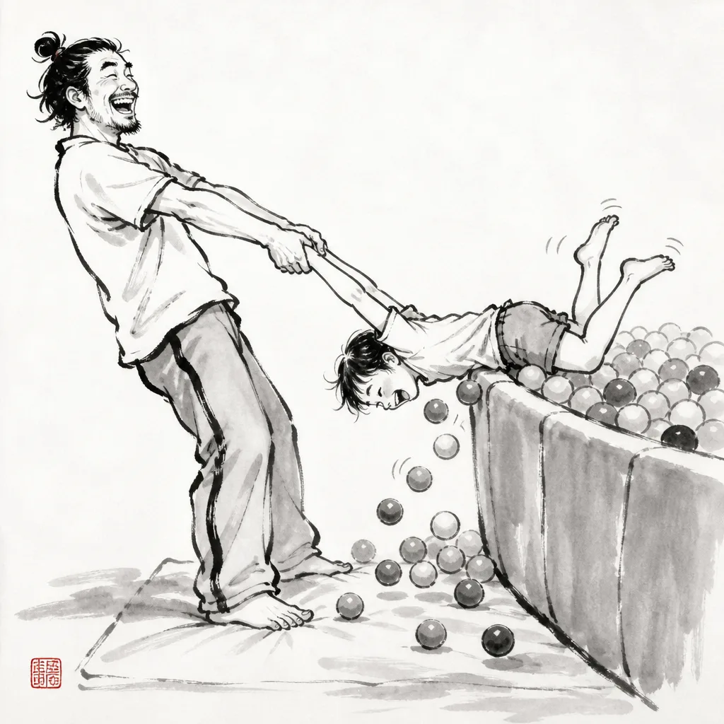 Hauled out of the ball pit: the everyday analogy for Tsurikomi Goshi